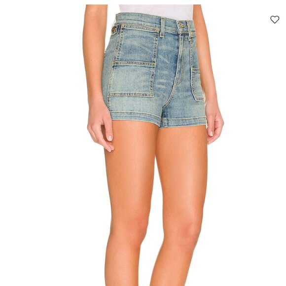 Nili Lotan Livie Denim Jean Shorts 26 - Picture 2 of 16